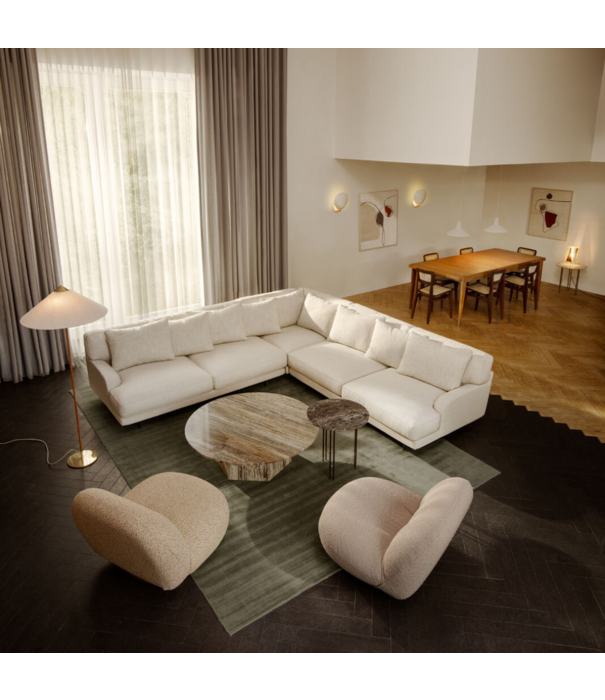 Gubi  Gubi - Flaneur lounge stoel 100 x 100
