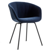 Dining Campaign, Hay AAC27  Soft Eetkamerstoel Lola Navy velour, voet tube