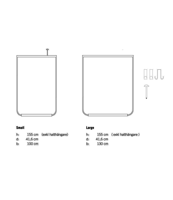 Asplund  Asplund: Tati kapstok small L100 cm.