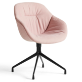 Hay AAC 121 Soft Stoel, aluminium 4 star swivel zwart basis