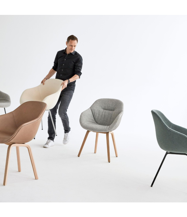 Hay  AAC123 soft eetkamerstoel Hallingdal 407, voet eiken