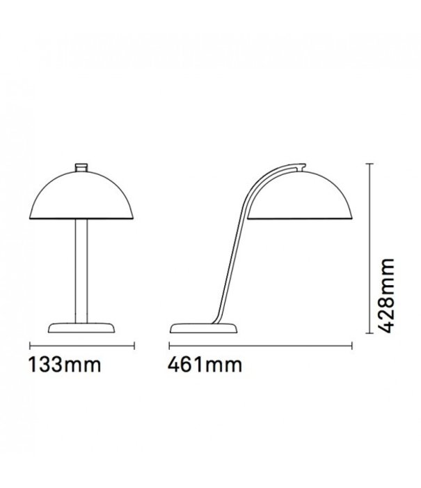 Hay  Hay - Cloche tafellamp zwart