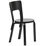 Artek - Chair 66 black lacquered black