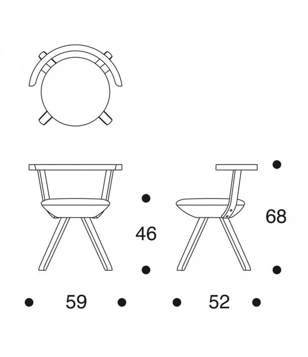 Artek  Artek - KG002 Rival stoel berken