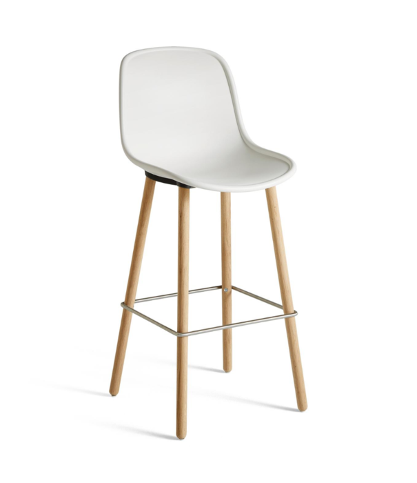 Hay  Hay - Neu 12 bar stool cream white - oak base