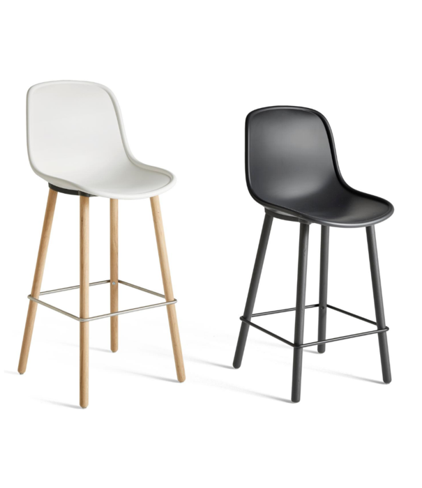 Hay  Hay - Neu 12 bar stool cream white - oak base