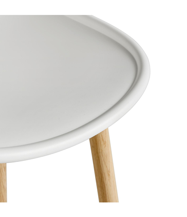 Hay  Hay - Neu 12 bar stool cream white - oak base