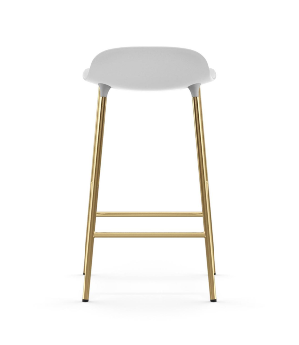 Normann Copenhagen  Normann Copenhagen - Form barkruk low messing poten 65 cm.