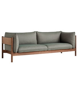 Hay - Arbour 3-seater Sofa Atlas 931 - walnut frame