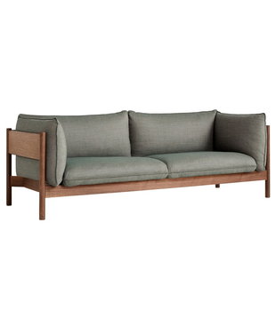 Hay - Arbour 3-seater Sofa Atlas 931 - walnut frame