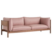 Hay - Arbour 3-seater Sofa Re-wool 648 - base walnut