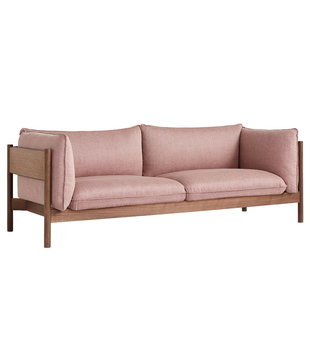 Hay - Arbour 3-seater Sofa Re-wool 648 - base walnut