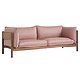 Hay - Arbour 3-seater Sofa Re-wool 648 - base walnut