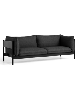 Hay - Arbour 3-seater Sofa Re-wool -198 - black beech