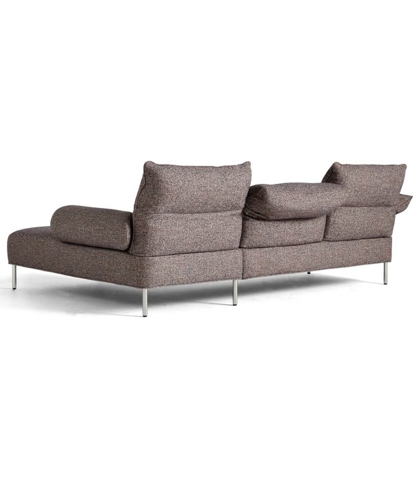 Hay  Hay - Pandarine 3 seater with chaise longue and mixed armrest