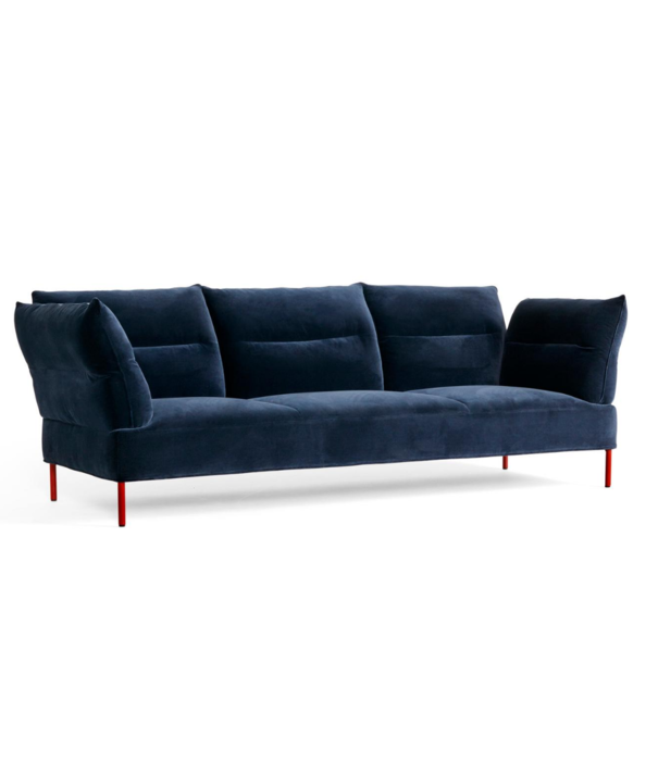 Hay  Hay - Pandarine 3 seater sofa with reclining armrest - oak base