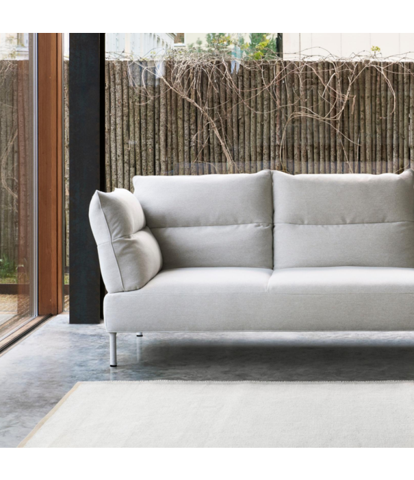 Hay  Hay - Pandarine 3 seater sofa with chaise longue - cylindrical arm - oak base