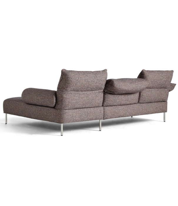 Hay  Hay - Pandarine 3 seater with chaise longue and mixed armrest