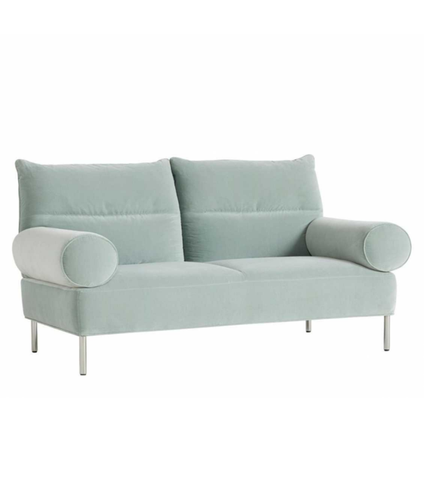 Hay  Hay - Pandarine 2 seater sofa cylindrical armrest - steel base