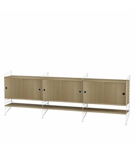Woonkamer F combinatie hout