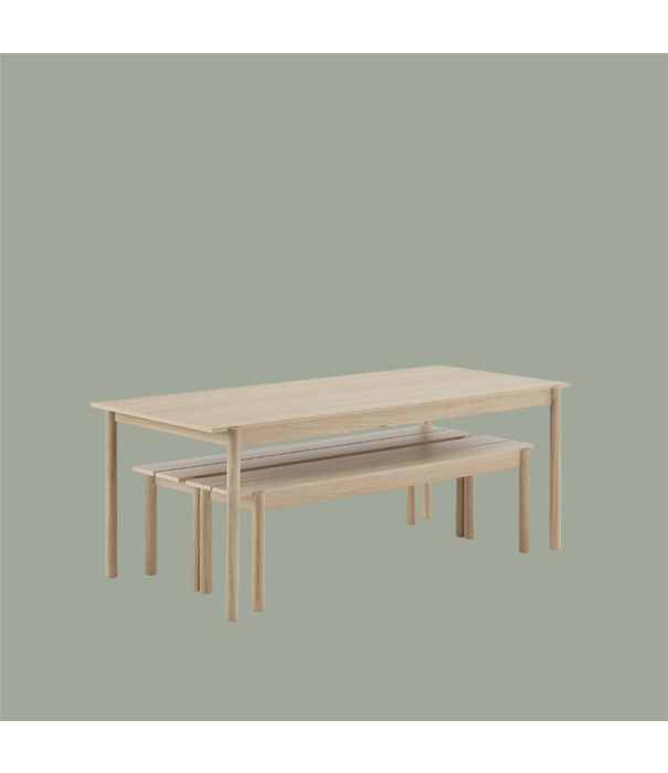 Muuto  Muuto - Linear Wood Eettafel eiken