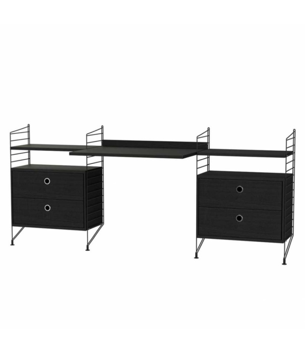 String  Furniture String Werkplek combinatie C hout