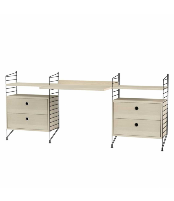 String  Furniture String Werkplek combinatie C hout