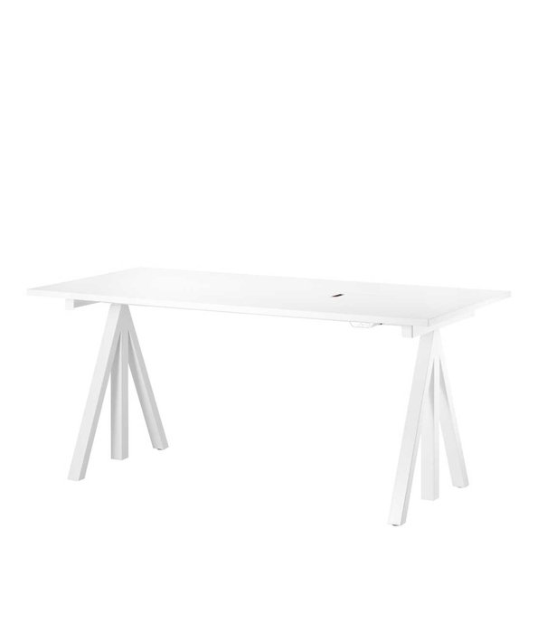 String  Furniture String Works Desk height adjustable, ash / white