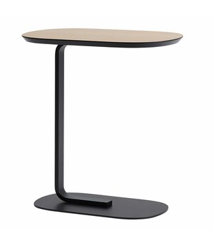 Relate Side Table oak, black