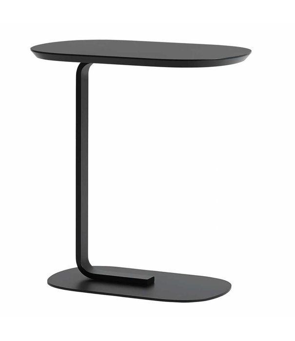 Muuto  Muuto Relate Side Table black linoleum, black