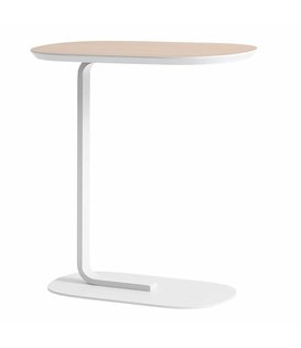 Muuto - Relate side table oak - base off white