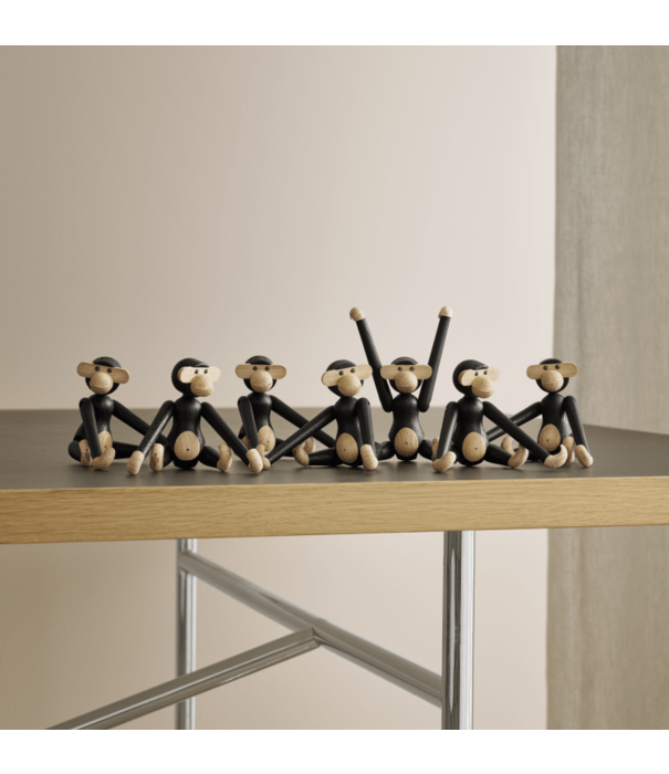 Kay Bojesen  Monkey Mini, donkerbruin eiken