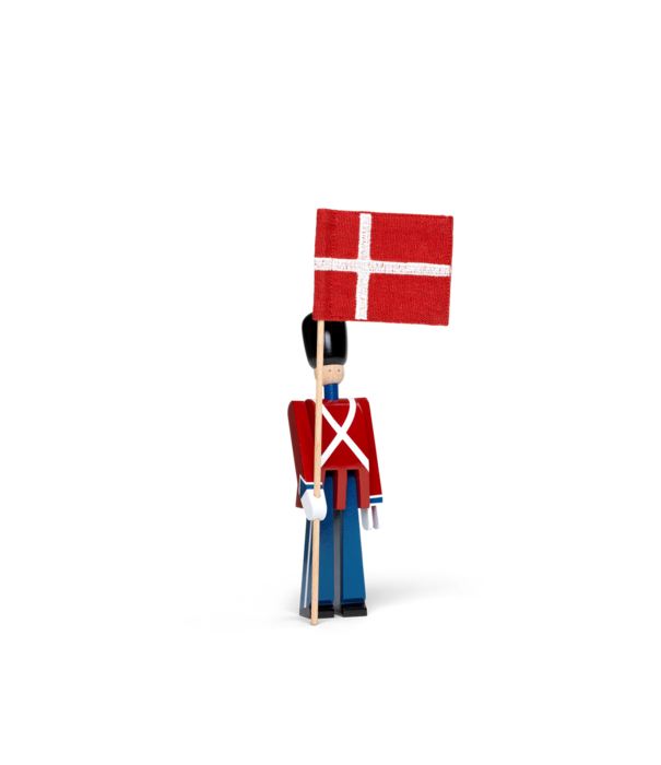 Kay Bojesen  Kay Bojesen Standard Bearer mini met textiel vlag