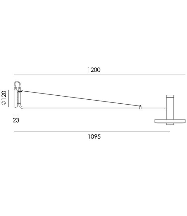 Tonone  Tonone - Beads 120 wandlamp LED - directe aansluiting