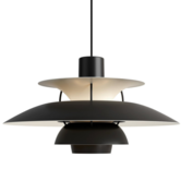 PH 5 monochrome zwart hanglamp Ø50