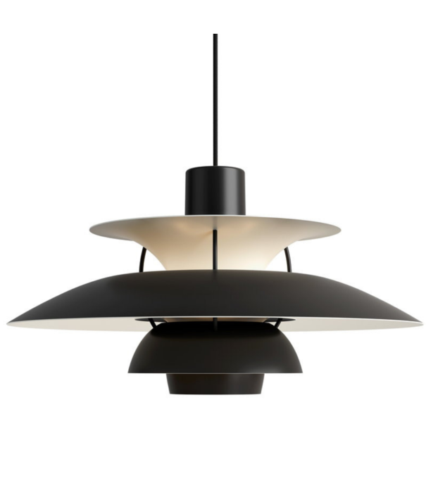 Louis Poulsen  PH 5 Pendant Monochrome black