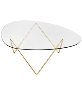 Gubi - Pedrera coffee table brass