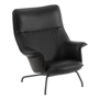 Muuto - Doze Lounge Chair Black Leather