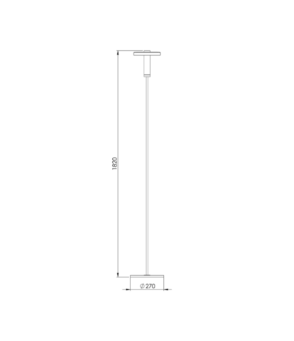 Tonone   Tonone Beads Vloerlamp uplight  / downlight LED
