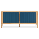 Jalousi dressoir blauw