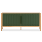Jalousi dressoir groen