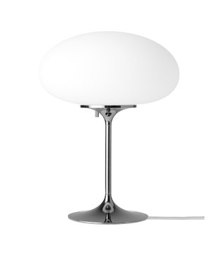 Gubi - Stemlite table lamp black chrome H42 cm.