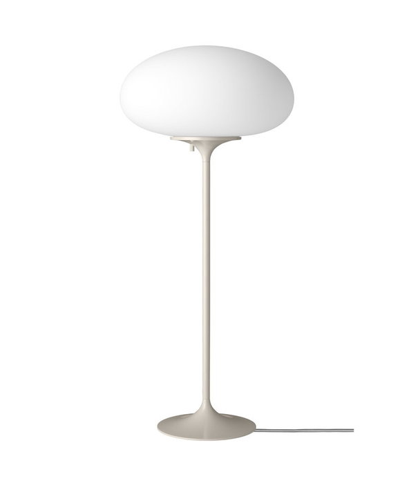 Gubi  Gubi - Stemlite table lamp pebble grey, frosted glass H70