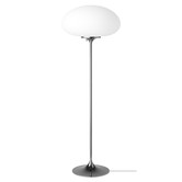 Gubi - Stemlite floor lamp black chrome H110 cm.