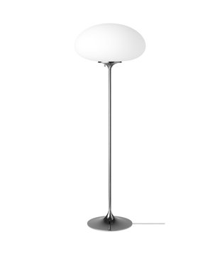 Gubi - Stemlite floor lamp black chrome H110 cm.