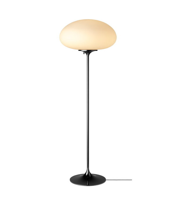 Gubi  Gubi - Stemlite floor lamp black chrome H110 cm.