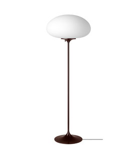 Stemlite Floor Lamp black red, frosted glass H150