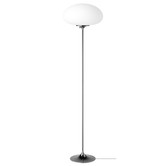 Gubi - Stemlite floor lamp black chrome H150 cm.