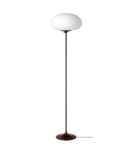 Stemlite Vloerlamp black red, frosted glass H150