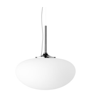 Gubi - Stemlite pendant black-chrome Ø38